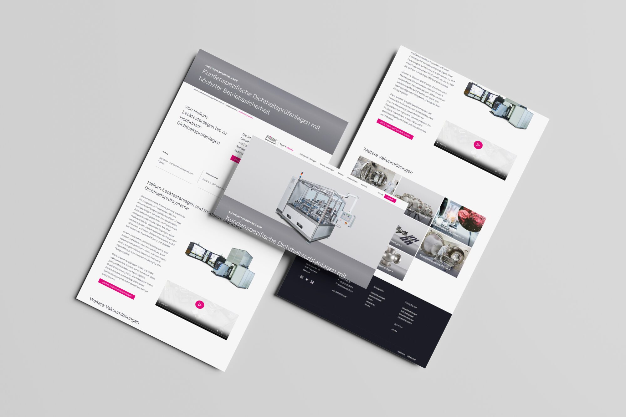 PINK GmbH Vakuumtechnik – Relaunch